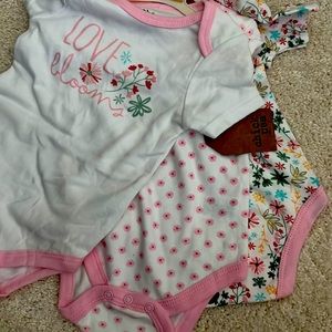 New with tags - 3 Onesie Pack- 3-6 Months